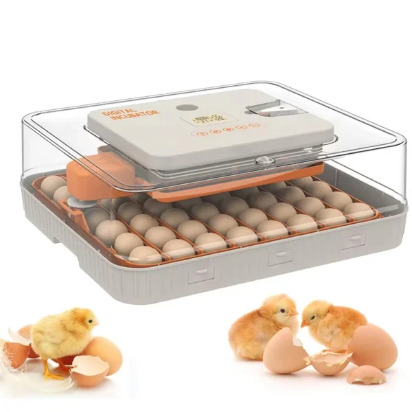 N Dual System 56 Egg Incubator Machine Poultry Fully Automatic Controller Home Use Single Supply /Dual power supply